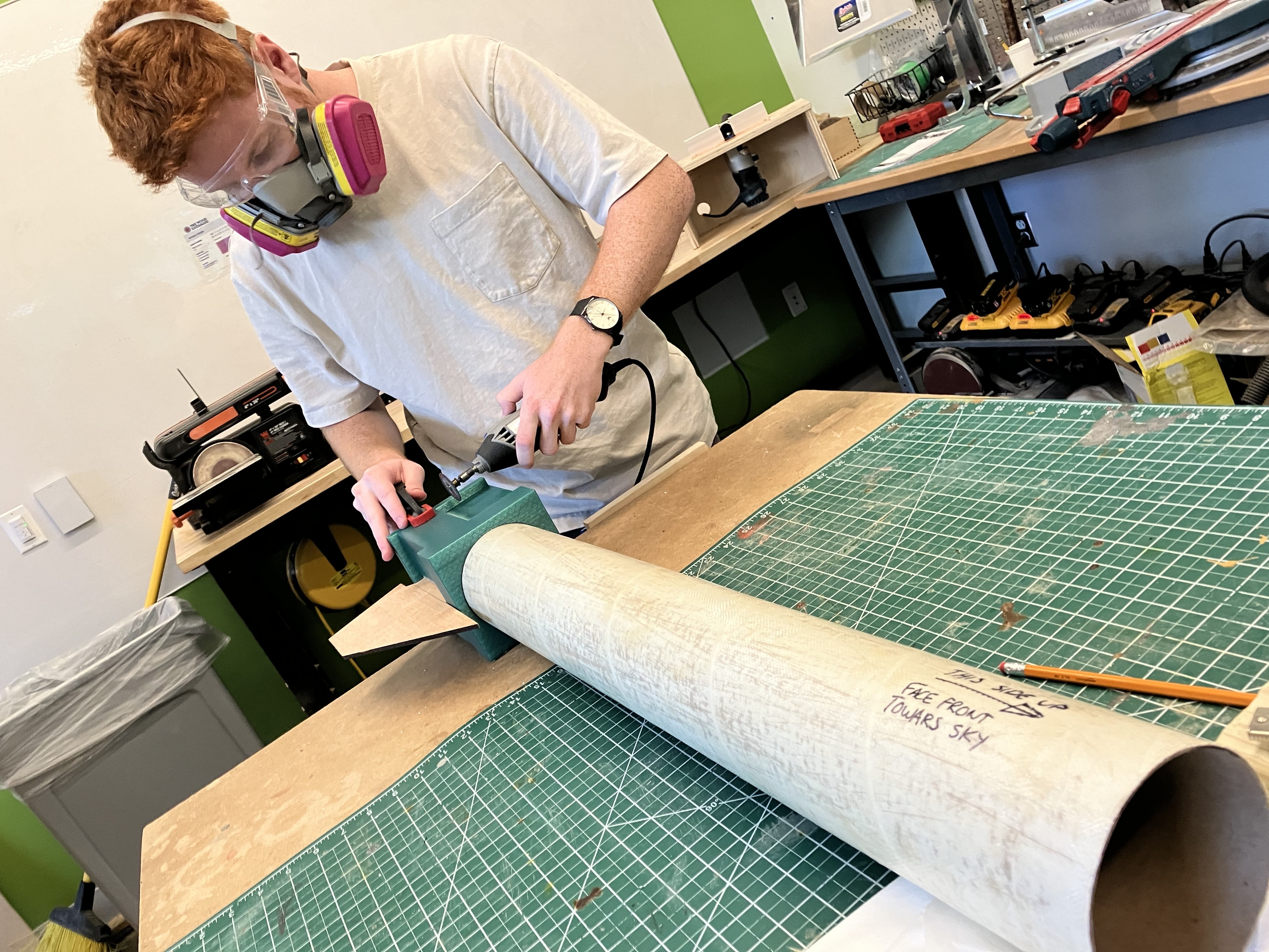 Fiberglass forming